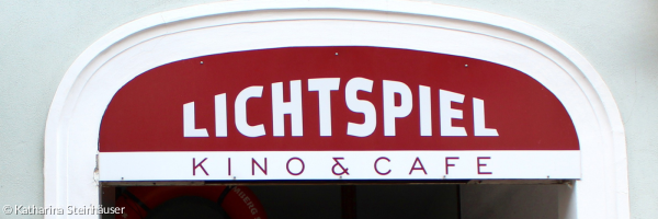 Das Portal des Lichtspielkinos in Bamberg