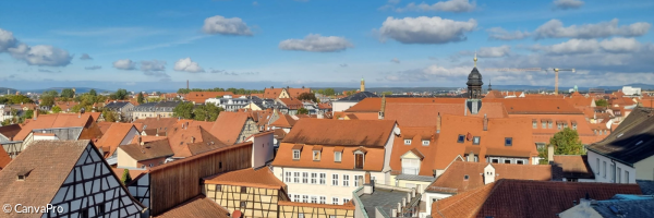 Blick über die Dächer Bambergs