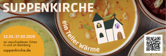 Suppenteller mit Kürbissuppe