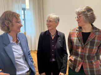 Dekanin Hirschmann, Regionalbischöfin Sachs, Prof. Dr. Hermann