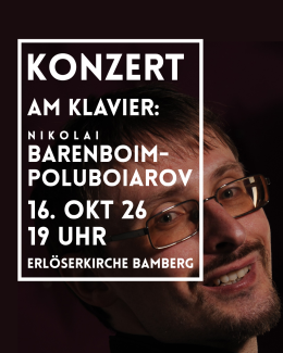 ein Mann vor dunklem Hintergrund