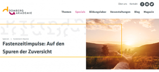 Screenshot Webpage Domberg Akademie