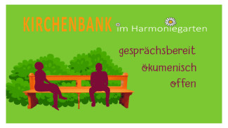 Animiertes Bild von zwei Menschen auf der Kirchenbank