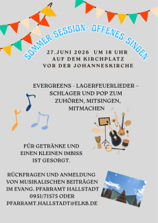buntes Plakat mit Wimpeln