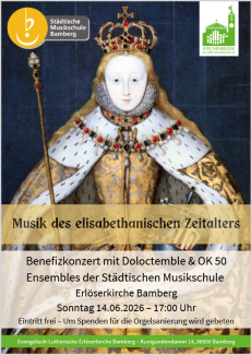 Plakat mit Gemälde von Queen Elisabeth I.