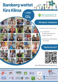 Plakat zur Klimawette Bamberg