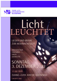 Adventskonzert in Gleisenau