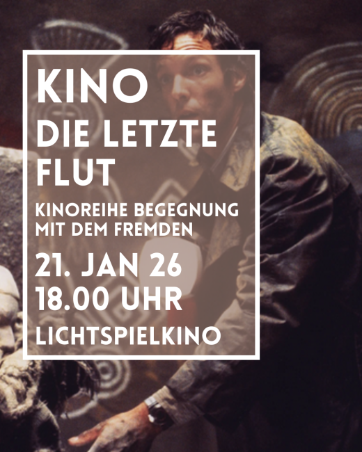 Ein Mann schaut erschrocken