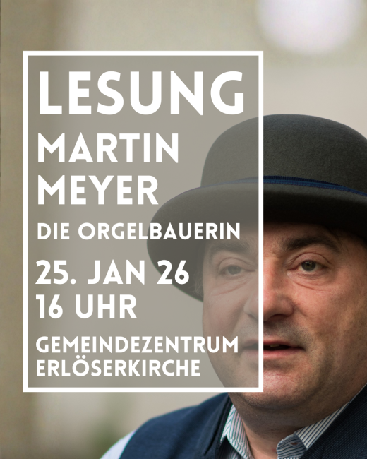 Autor Martin Meyer mit schwarzem Hut