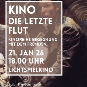 Ein Mann schaut erschrocken